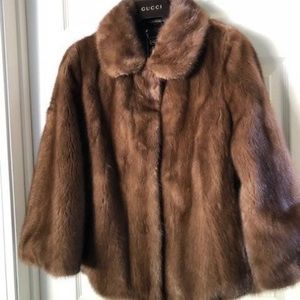 Genuine Demi Buff Mink Fur Coat/ jacket
